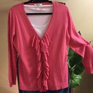 DKNY Sweater Cardigan Sz L